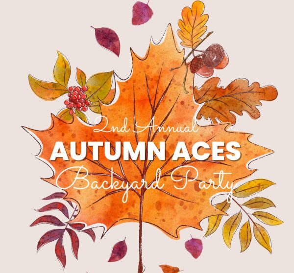 Cream Watercolor Autumn Party Flyer - 1